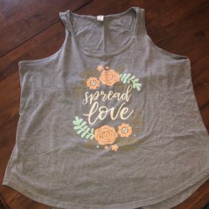 Custom Racerback Tank Gray
